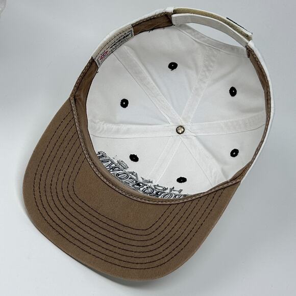 Georgetown University Hoyas Hat Cap NCAA Top of the World Strapback White - Picture 4 of 11